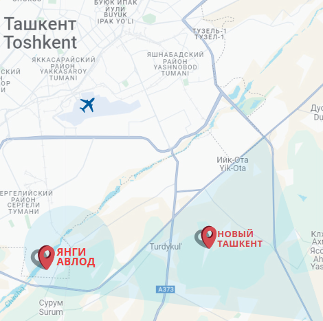 Location within the City Limits